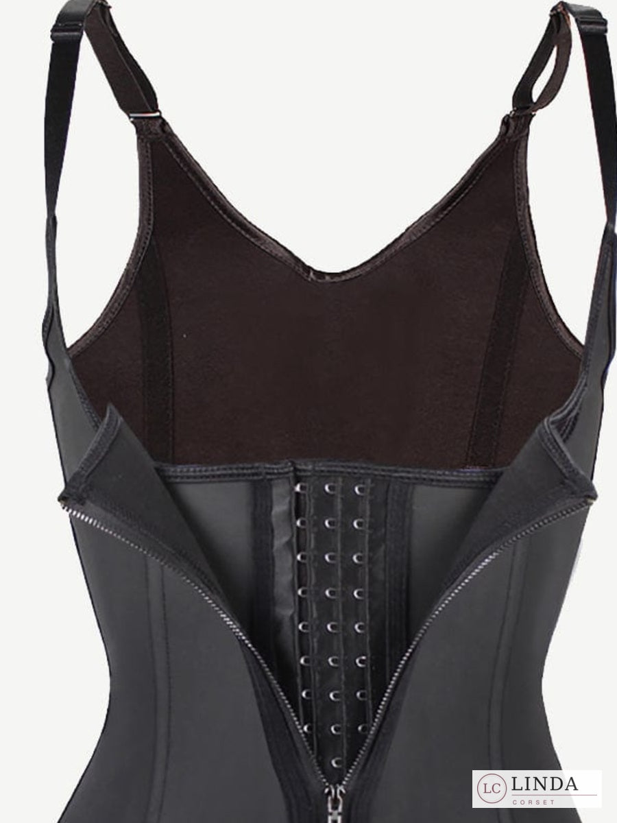 LINDA SculptCore black waist trainer vest – upper support and straps