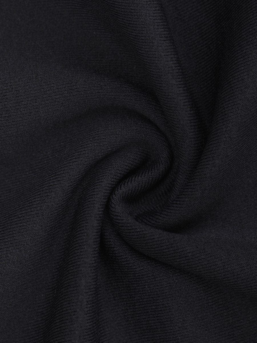 LINDA Sculpt shaping dress – black seamless fabric texture