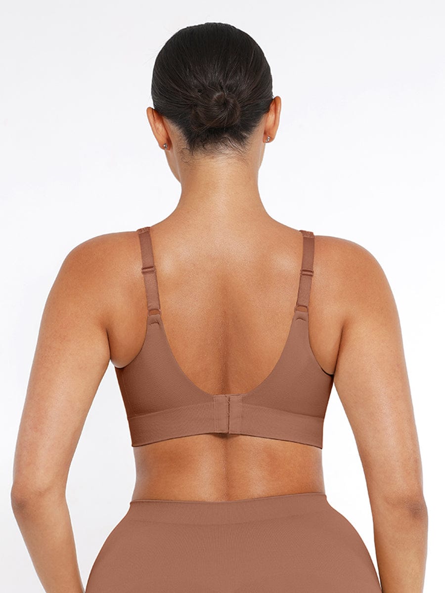 LINDA CloudLift light brown bra back view