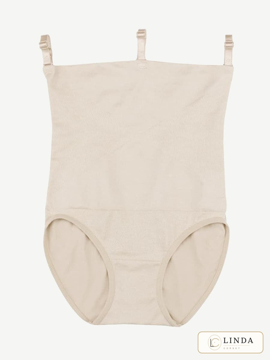 LINDA CurveLock Light Skin high-waist shaping brief, product front