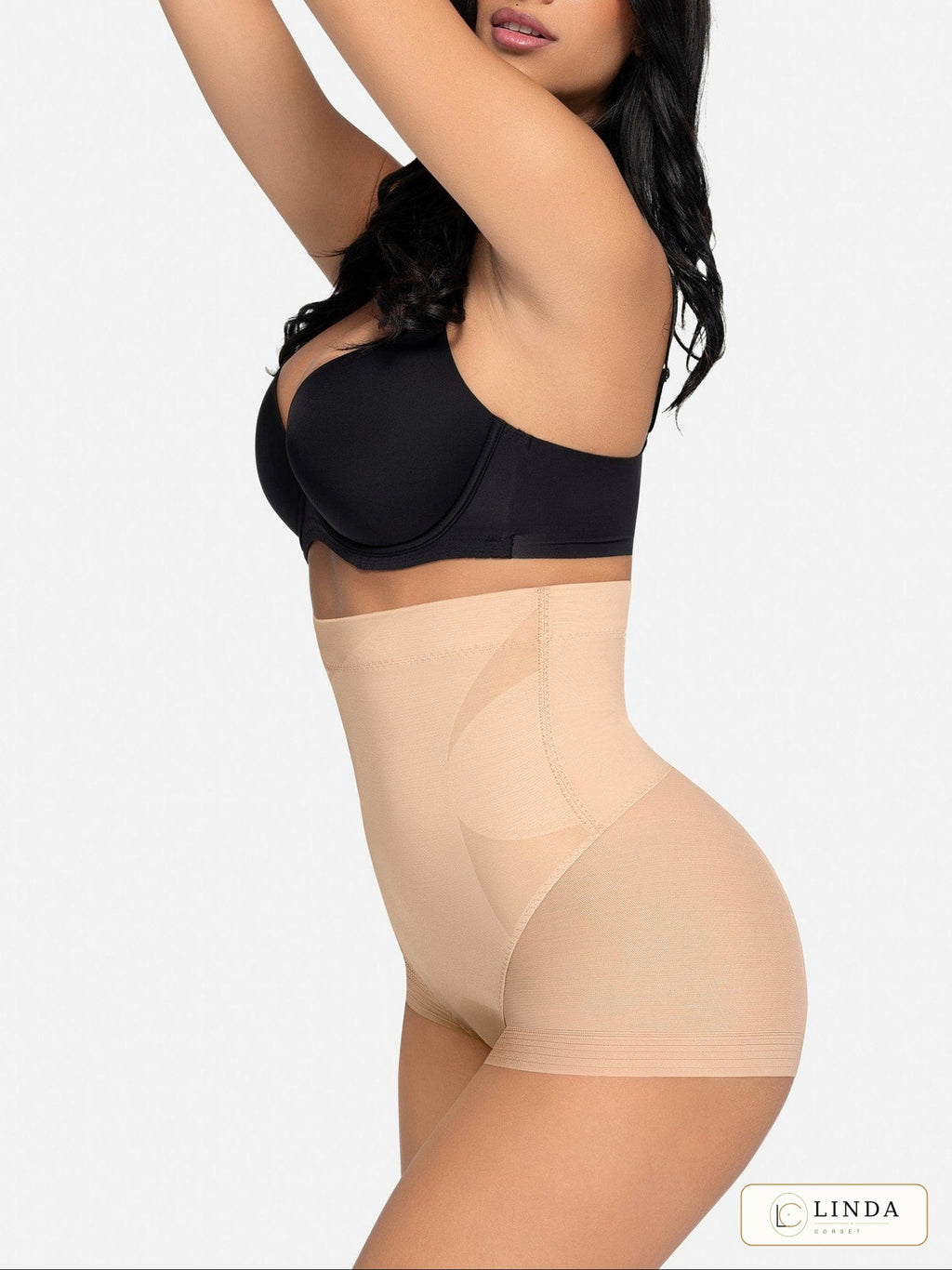 LINDA MeshSculpt Light Skin shaping brief, side view